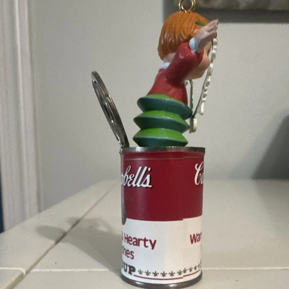 Campbell's Warm And Heath Wishes Soup Christmas Ornament